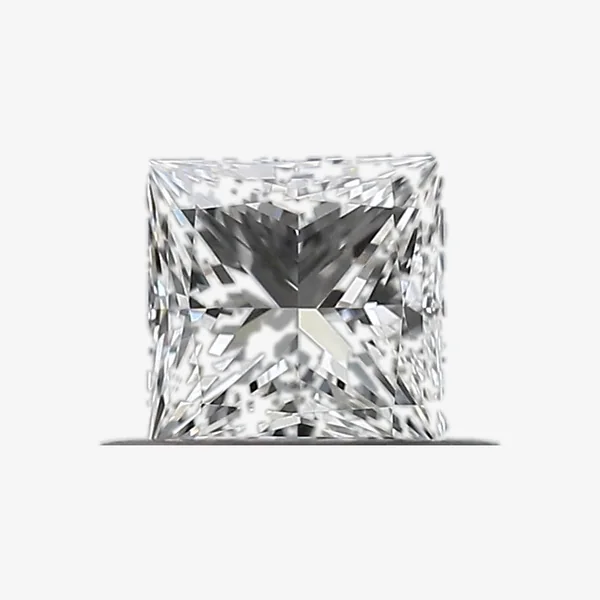 0.32ct Princess natural diamond, F colour VVS1 clarity, GIA certified, diamond pendant stone from Prodiam