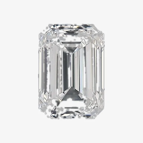 0.41ct Emerald natural diamond, F colour VS2 clarity, GIA certified, diamond pendant stone from Prodiam