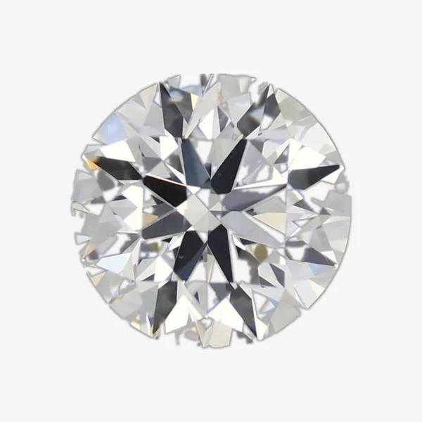 0.7ct Round natural diamond, E colour VS1 clarity, GIA certified, one of a matched pair for diamond stud earrings