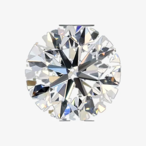 0.7ct Round natural diamond, E colour VS2 clarity, GIA certified, one of a matched pair for diamond stud earrings