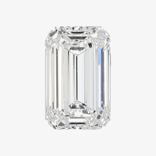0.8ct Emerald natural diamond, F colour VS2 clarity, GIA certified, diamond pendant stone from Prodiam
