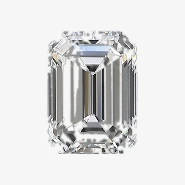 1ct Emerald natural diamond, F colour VVS2 clarity, GIA certified, diamond pendant stone from Prodiam