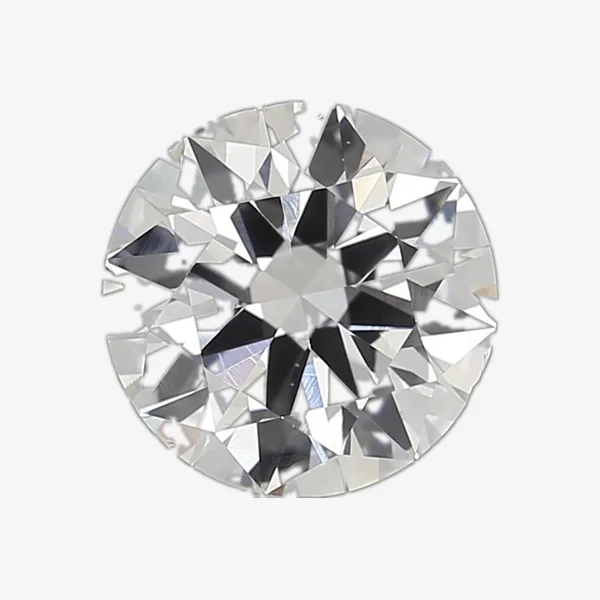 1ct Round natural diamond, F colour VS2 clarity, GIA certified, one of a matched pair for diamond stud earrings