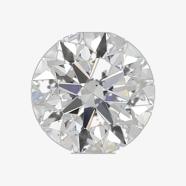 1ct Round natural diamond, F colour VS2 clarity, GIA certified, one of a matched pair for diamond stud earrings