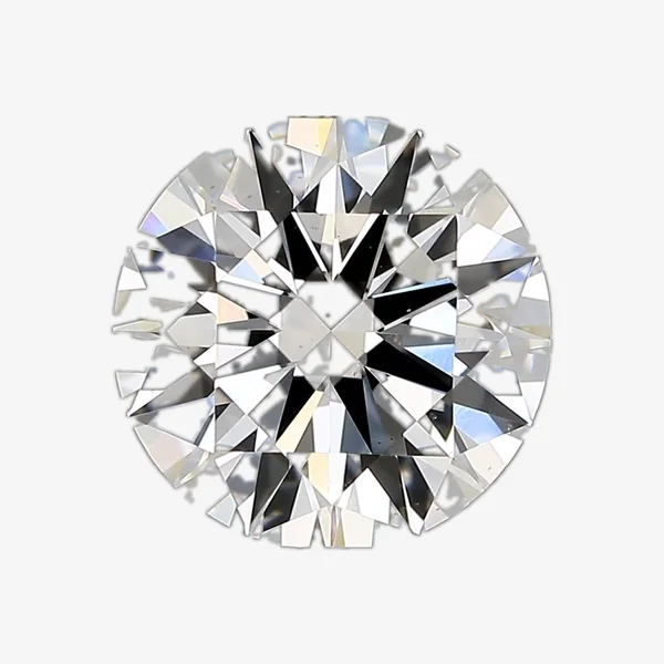 1.01ct Round natural diamond, G colour VS2 clarity, GIA certified, one of a matched pair for diamond stud earrings