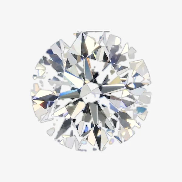 1.01ct Round natural diamond, G colour VS2 clarity, GIA certified, one of a matched pair for diamond stud earrings