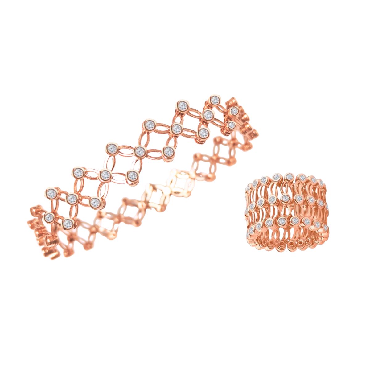 1.23Ct Flexi Ring and Convertible Bangle · 1.23 ct
