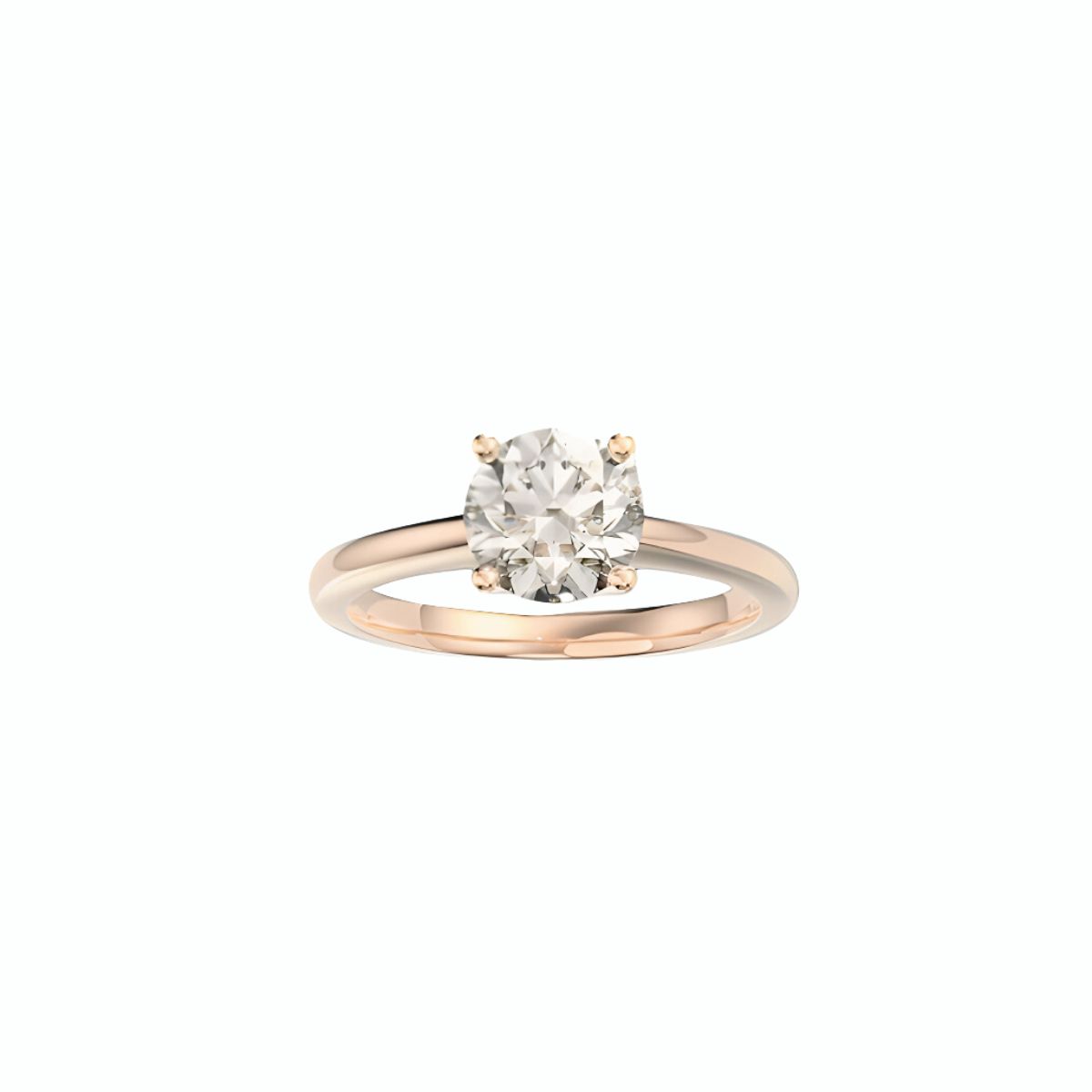 18K Gold Solitaire Diamond Ring 0.61 I VS1 · 0.61 ct, Round Brilliant, I colour, VS1 clarity